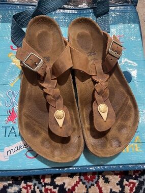 Birkenstock Beige Footbed Sandal Soles